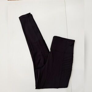Athleta Delancey Moto Tight Leggings Black - S